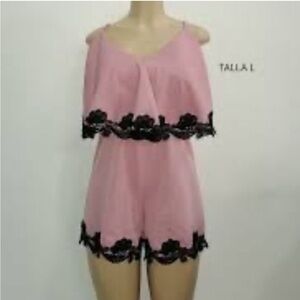 Love Chelsey size medium pink romper